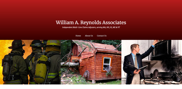 Reynolds Adjusters Website Design
